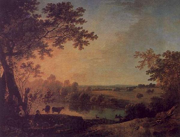 Richard  Wilson View in Windsor Great Park Germany oil painting art